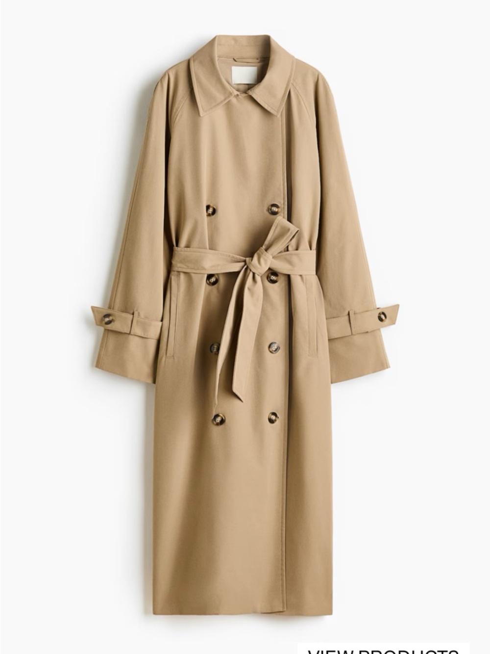 H&M Beige Trench Coat